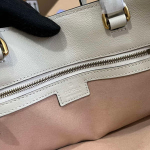 Gucci 750394 Gucci Diana Medium Tote Bag White leather - Default Title - View 9