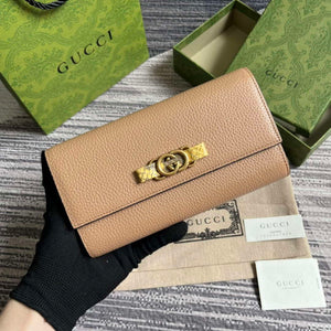 Gucci 750461 Wallet With Interlocking G Python Bow Rose beige - Default Title - View 1