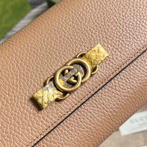 Gucci 750461 Wallet With Interlocking G Python Bow Rose beige - Default Title - View 6