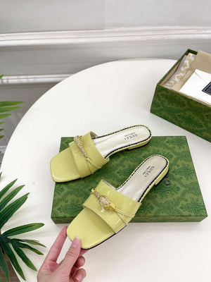 Gucci 750509 Women's Slide Sandal With Hardware G38282 - US 4=Euro 35 - View 3