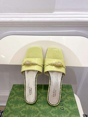 Gucci 750509 Women's Slide Sandal With Hardware G38282 - US 4=Euro 35 - View 4