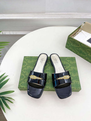 Gucci 750509 Women's Slide Sandal With Hardware G38283 - US 4=Euro 35 - View 1