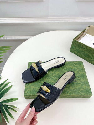 Gucci 750509 Women's Slide Sandal With Hardware G38283 - US 4=Euro 35 - View 3