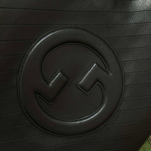 Gucci 751516 Blondie Medium Tote bag in black leather - Default Title - View 6