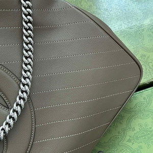Gucci 751516 Blondie Medium Tote bag in Drak Green leather - Default Title - View 7