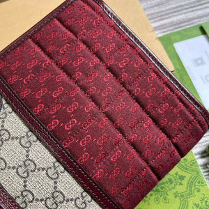 Gucci 751912 Mini GG Canvas Pouch Red - Default Title - View 6
