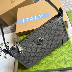 Gucci 752581 Ophidia GG Messenger Bag Grey - Default Title - View 8