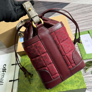 Gucci 752583 Ophidia GG Bucket Bag Red - Default Title - View 4