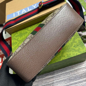 Gucci 752591 Ophidia Gg Small Shoulder Bag Brown - Default Title - View 7