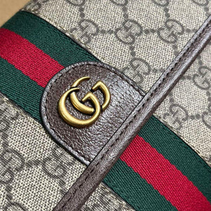 Gucci 752597 Ophidia GG Small Belt Bag Brown - Default Title - View 6