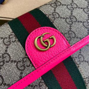 Gucci 752597 Ophidia GG Small Belt Bag Rose red - Default Title - View 5