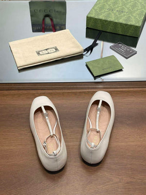 Gucci 754136 Women's Double G Ballet Flat G38268 - US 4=Euro 35 - View 4