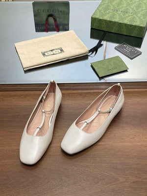 Gucci 754136 Women's Double G Ballet Flat G38268 - US 4=Euro 35 - View 5