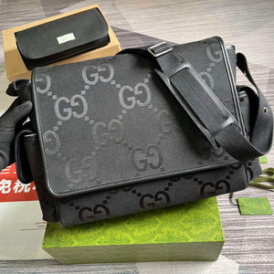 Gucci 756726 Jumbo GG Baby Changing Bag Black - Default Title - View 4