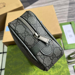 Gucci 760019 Ophidia GG Toiletry Case Bag Grey - Default Title - View 3