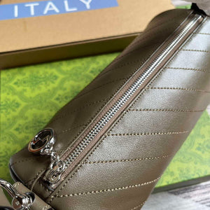 Gucci 760169 Gucci Blondie Small Shoulder Bag Brown - Default Title - View 7
