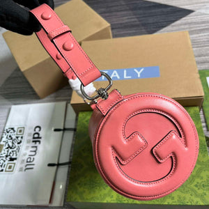 Gucci 760169 Gucci Blondie Small Shoulder Bag Pink - Default Title - View 3