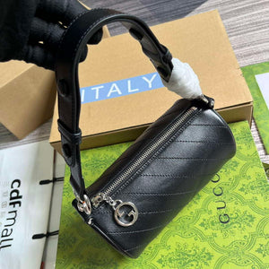 Gucci 760170 Gucci Blondie Mini Shoulder Bag Black - Default Title - View 6