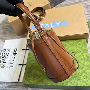 Gucci 760201 Ophidia Mini Bucket Bag Brown - Default Title - View 3