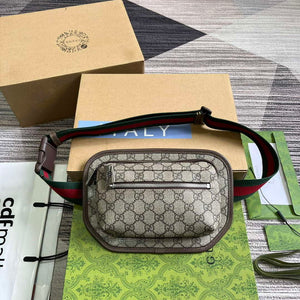 Gucci 760217 GG Belt Bag Brown - Default Title - View 1