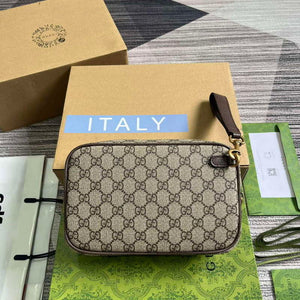 Gucci 760245 Ophidia GG Pouch Bag Brown - Default Title - View 2