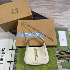 Gucci 760249 Jackie 1961 Super Mini Bag White - Default Title - View 1