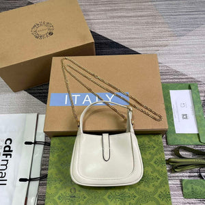 Gucci 760249 Jackie 1961 Super Mini Bag White - Default Title - View 2
