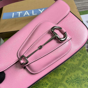 Gucci 764155 Gucci Horsebit 1955 Shoulder Bag Pink - Default Title - View 5