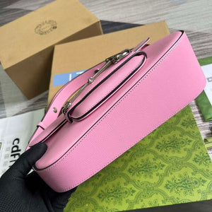 Gucci 764155 Gucci Horsebit 1955 Shoulder Bag Pink - Default Title - View 6