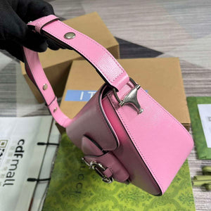 Gucci 764155 Gucci Horsebit 1955 Shoulder Bag Pink - Default Title - View 7