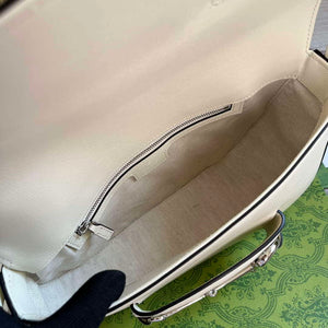 Gucci 764155 Gucci Horsebit 1955 Shoulder Bag White - Default Title - View 9