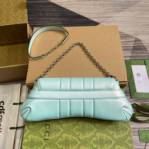 Gucci 764255 Gucci Horsebit Chain Medium Shoulder Bag Symphony blue - Default Title - View 2