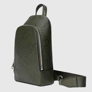 Gucci 766937 Jumbo GG Crossbody Bag Dark green - Default Title - View 2
