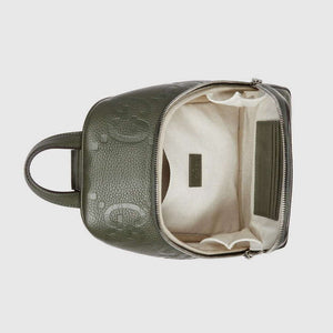 Gucci 766937 Jumbo GG Crossbody Bag Dark green - Default Title - View 6