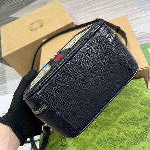 Gucci 772157 Ophidia GG Mini Top Handle Bag Blue - Default Title - View 8