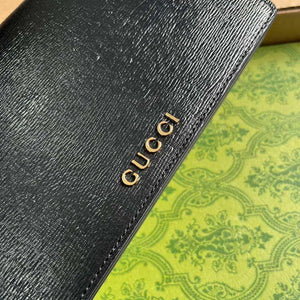 Gucci 772643 Chain Wallet With Gucci Script Black - Default Title - View 6