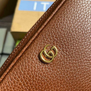 Gucci 772759 GG Marmont Mini Shoulder Bag Brown - Default Title - View 6