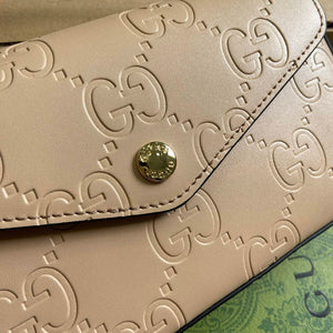 Gucci 772794 GG Super Mini Shoulder Bag Light beige - Default Title - View 5