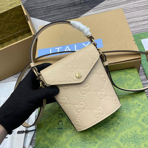 Gucci 772795 GG Super Mini Bucket Bag Light Beige - Default Title - View 5