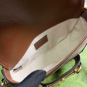 Gucci 774209 Gucci Horsebit 1955 Mini Shoulder Bag Brown - Default Title - View 8