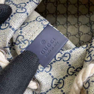 Gucci 777166 Mini Shoulder Bag With Gucci Print Blue - Default Title - View 9