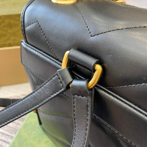 Gucci 777253 GG Marmont Mini Backpack Black - Default Title - View 3