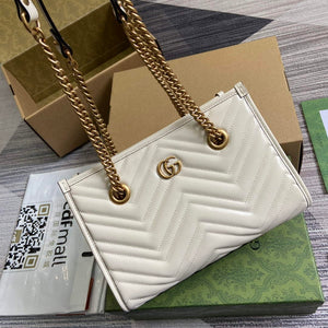 Gucci 779727 GG Marmont small Tote Bag White - Default Title - View 4