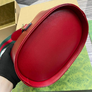 Gucci 782908 Mini Bucket Shoulder Bag Red - Default Title - View 6