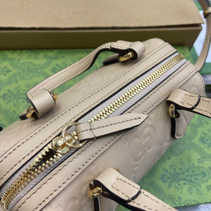 Gucci 790130 GG Super Mini Top Handle Bag Light beige - Default Title - View 8