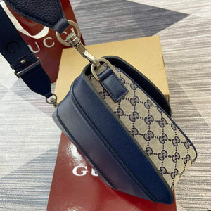 Gucci 794872 GG Crossbody Bag Dark Blue - Default Title - View 4