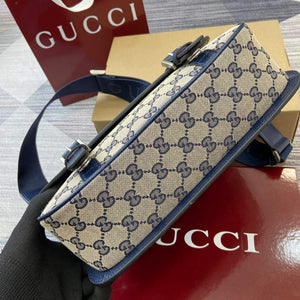 Gucci 794872 GG Crossbody Bag Dark Blue - Default Title - View 6
