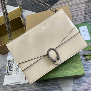 Gucci 795003 Dionysus large shoulder bag Light Gray - Default Title - View 4