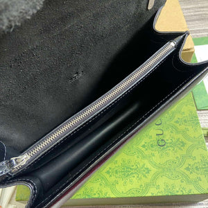 Gucci 795005 GG Dionysus small shoulder bag Black patent leather logo - Default Title - View 9