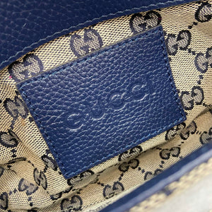 Gucci 795213 GG Super Mini Bag Dark Blue - Default Title - View 10